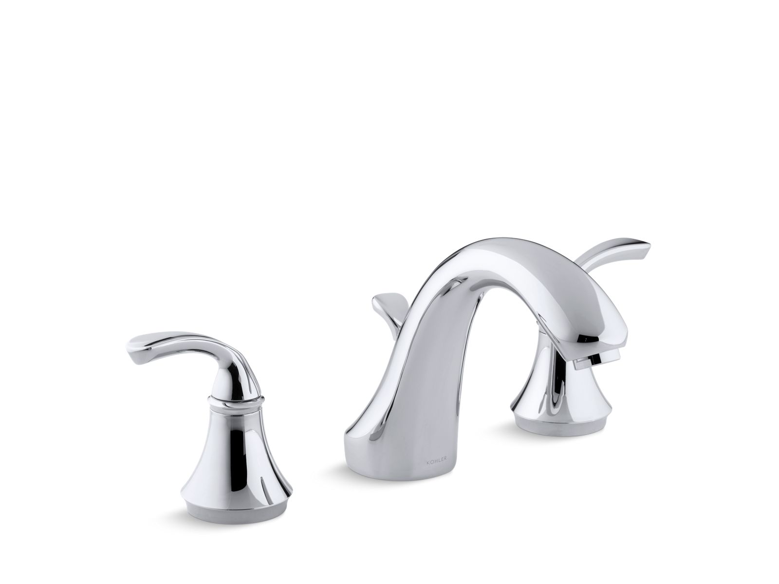 Forté® Sculpted Deck-mount bath faucet trim with diverter