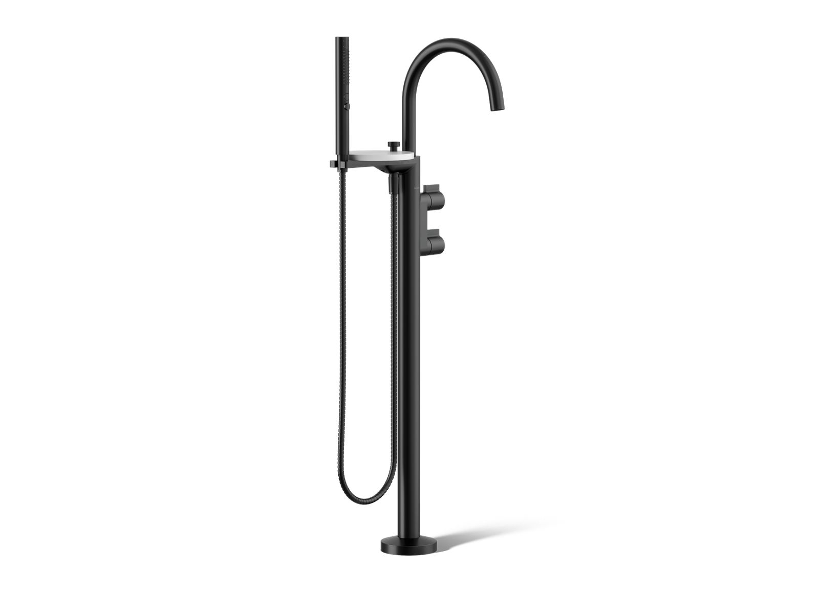 29485-components-floor-mount-bath-filler-trim-with-lever-handles-and-handshower-3.jpg Components® Floor-mount bath filler trim with lever handles and handshower