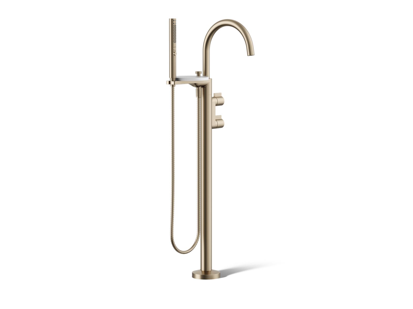 29485-components-floor-mount-bath-filler-trim-with-lever-handles-and-handshower-6.jpg Components® Floor-mount bath filler trim with lever handles and handshower