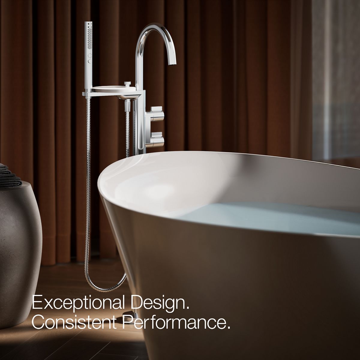 29485-components-floor-mount-bath-filler-trim-with-lever-handles-and-handshower-67.jpg Components® Floor-mount bath filler trim with lever handles and handshower