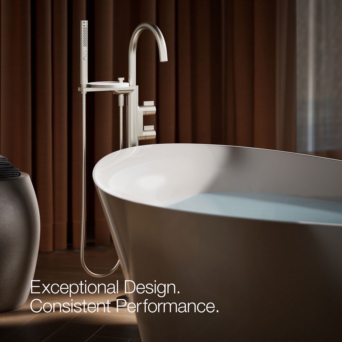 29485-components-floor-mount-bath-filler-trim-with-lever-handles-and-handshower-70.jpg Components® Floor-mount bath filler trim with lever handles and handshower