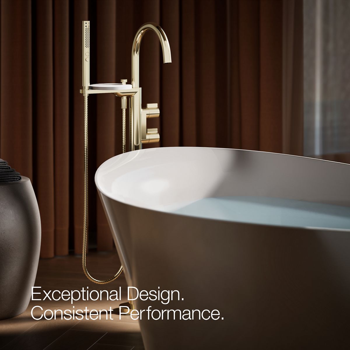 29485-components-floor-mount-bath-filler-trim-with-lever-handles-and-handshower-74.jpg Components® Floor-mount bath filler trim with lever handles and handshower