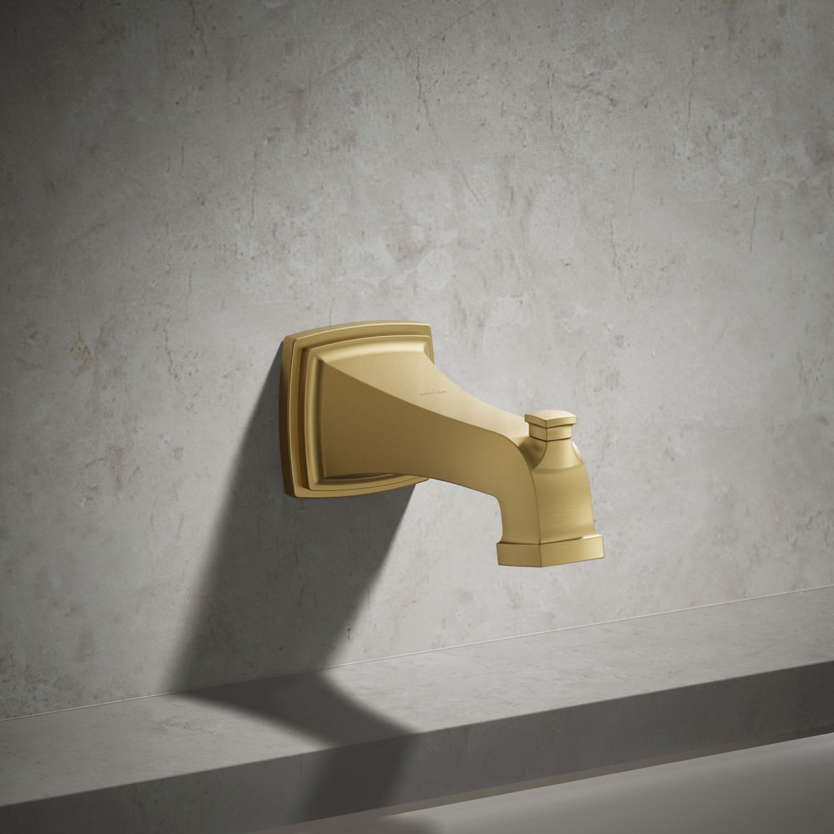 29504-riff-wall-mount-bath-spout-with-diverter-7.jpg Riff® Wall-mount bath spout with diverter