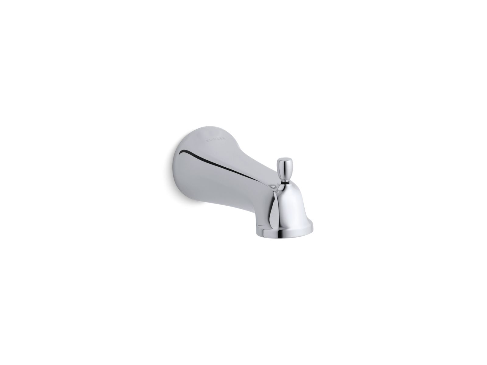 Bancroft® Wall-mount bath spout with diverter, slip-fit connection