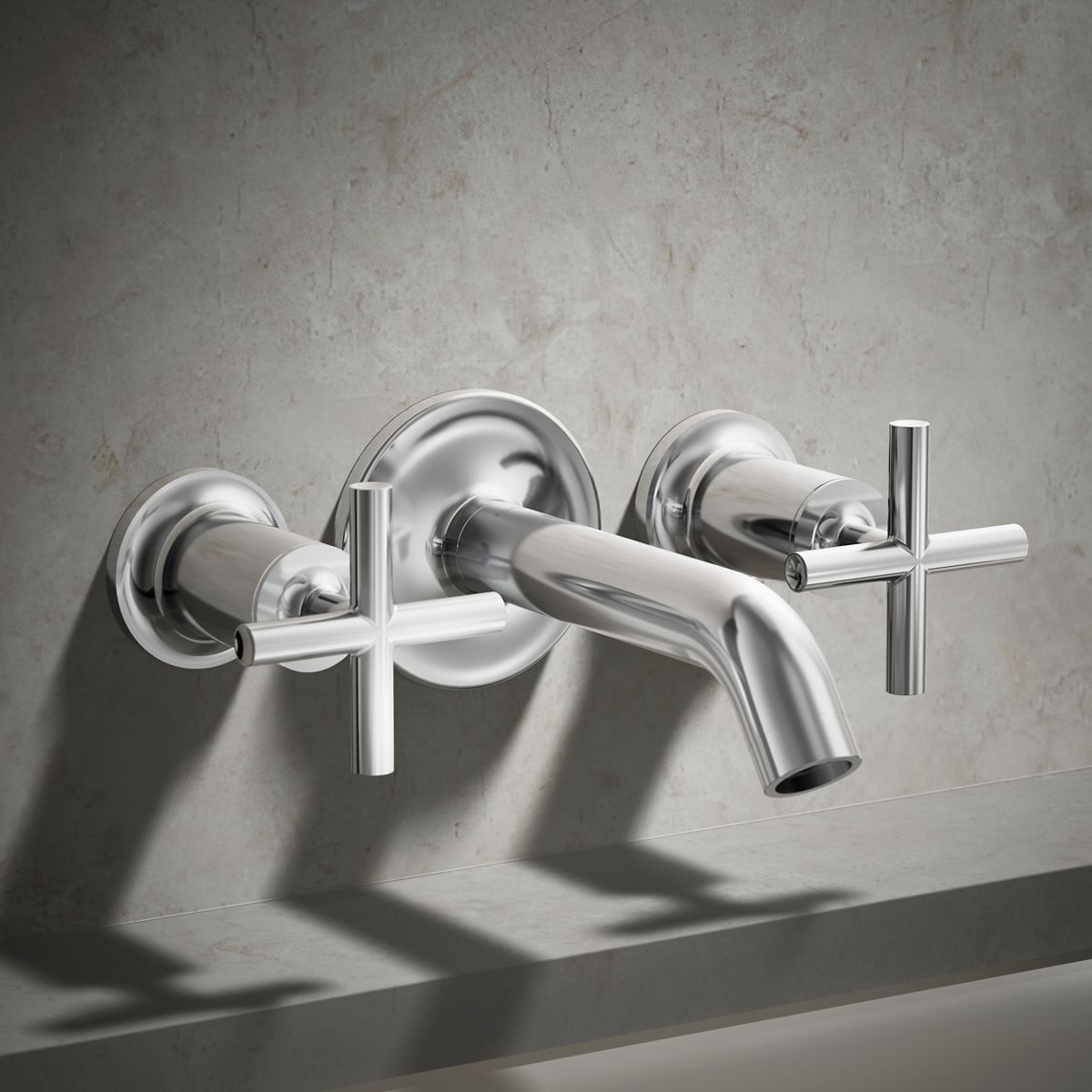 29535-purist-deck-or-wall-mount-bath-faucet-handle-trim-with-cross-design-11.jpg Purist® Deck- or wall-mount bath faucet handle trim with cross design