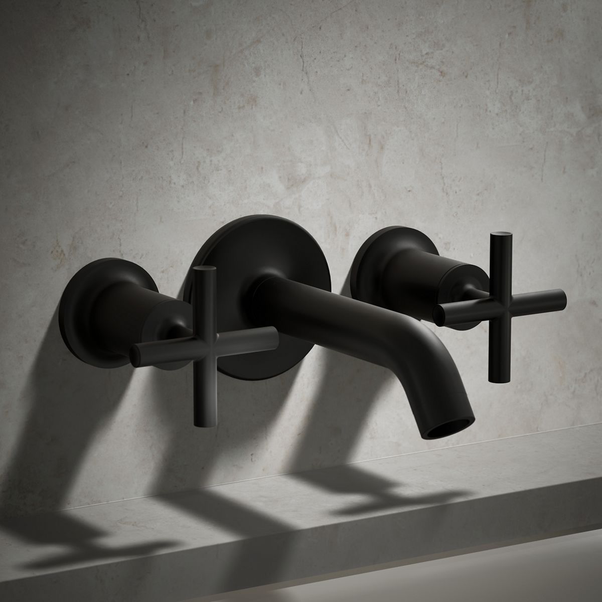 29535-purist-deck-or-wall-mount-bath-faucet-handle-trim-with-cross-design-14.jpg Purist® Deck- or wall-mount bath faucet handle trim with cross design