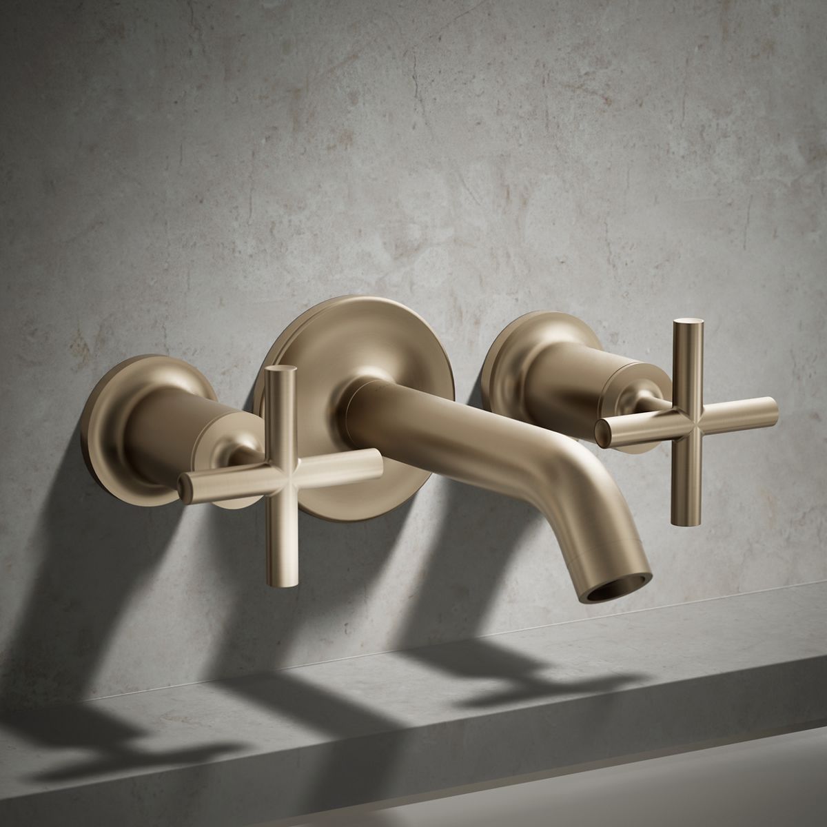 29535-purist-deck-or-wall-mount-bath-faucet-handle-trim-with-cross-design-16.jpg Purist® Deck- or wall-mount bath faucet handle trim with cross design