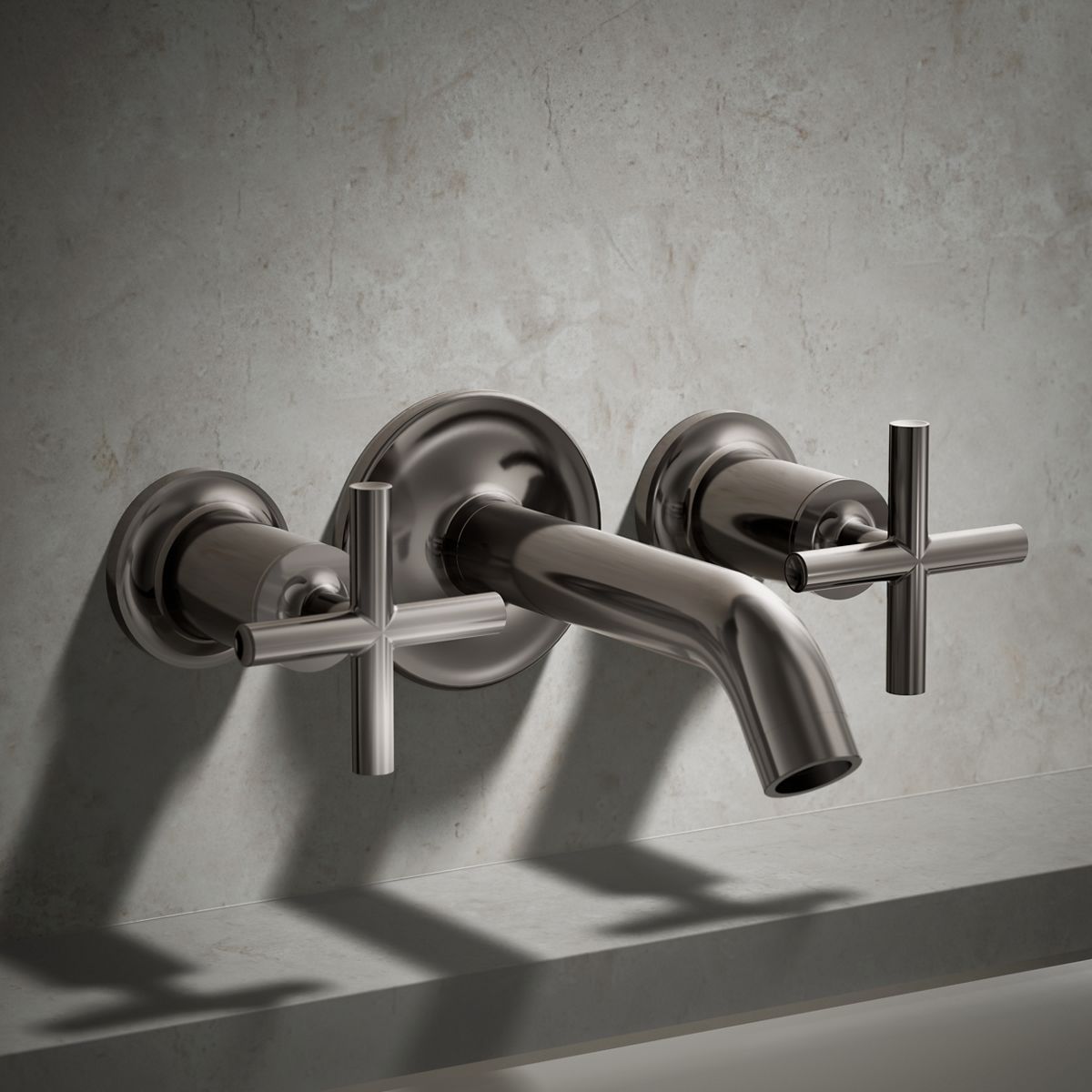 29535-purist-deck-or-wall-mount-bath-faucet-handle-trim-with-cross-design-18.jpg Purist® Deck- or wall-mount bath faucet handle trim with cross design
