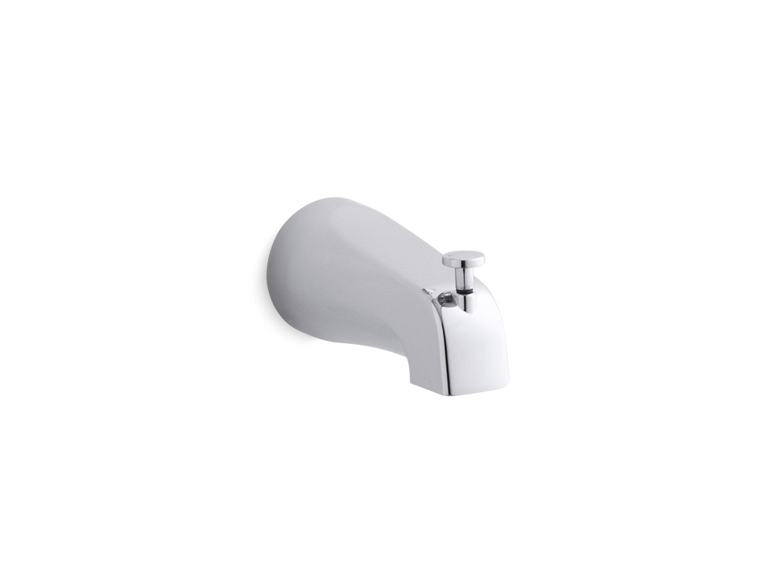 Devonshire® Wall-mount bath spout with diverter, slip-fit connection