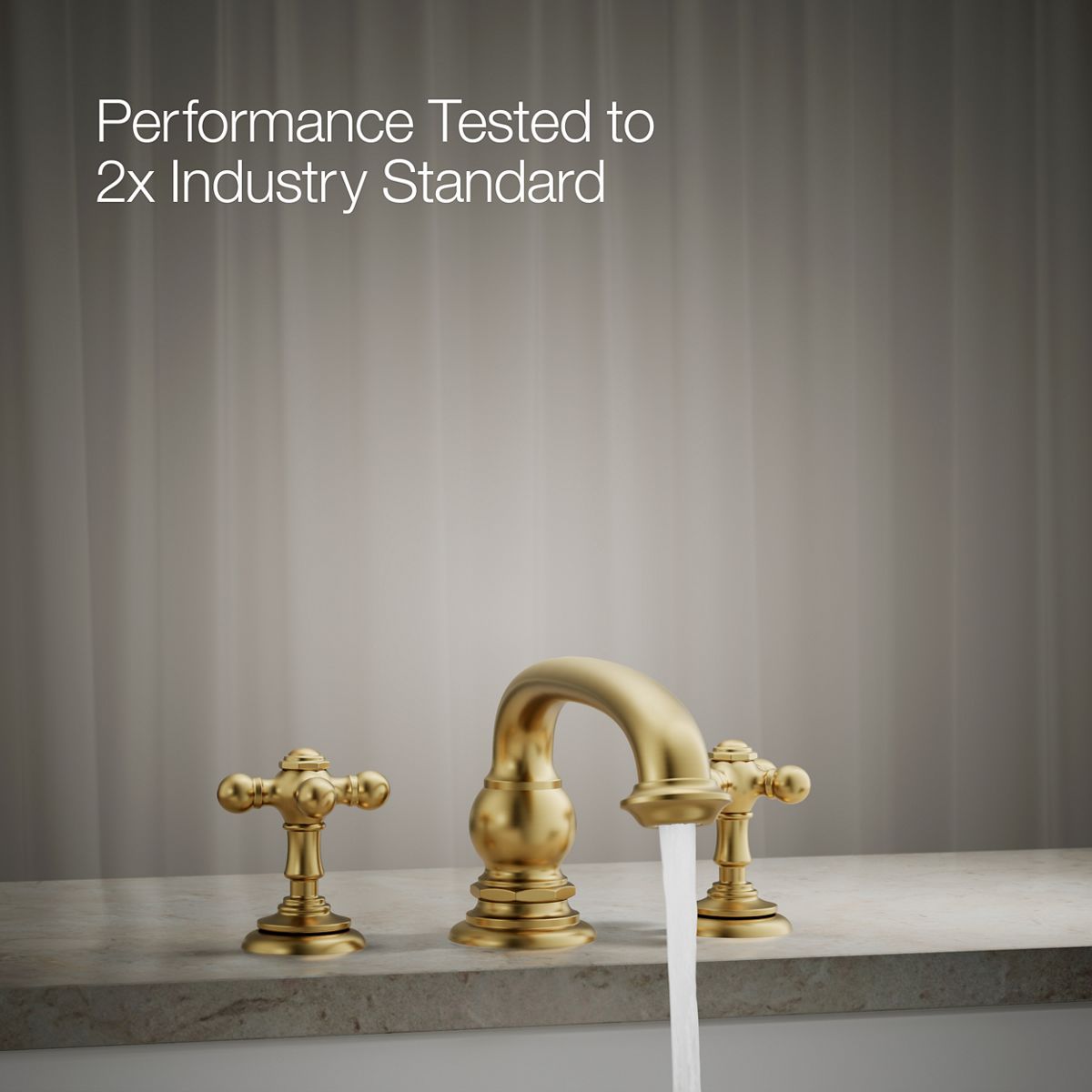 29640-artifacts-deck-mount-bath-faucet-handle-trim-with-cross-design-28.jpg Artifacts® Deck-mount bath faucet handle trim with Cross design