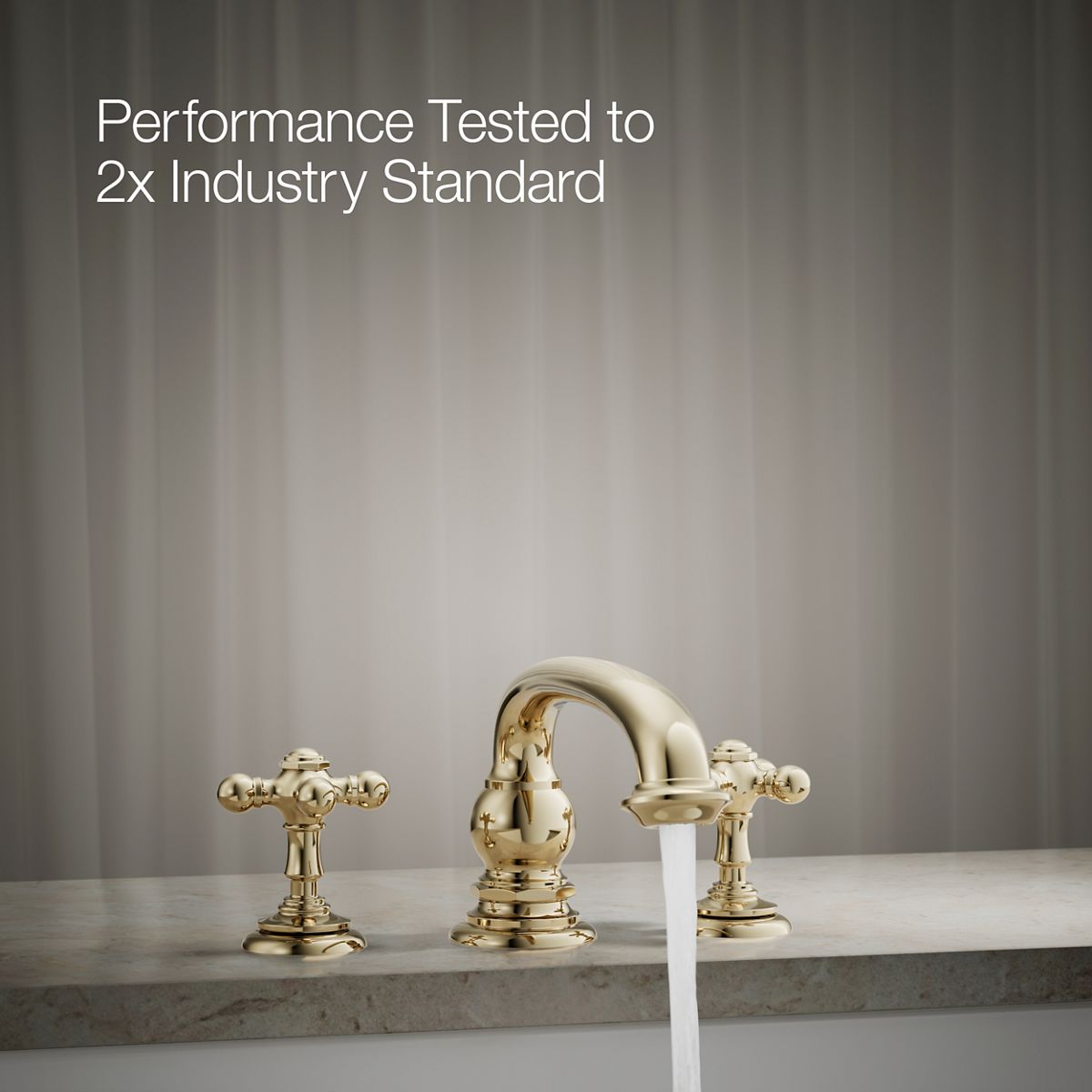 29640-artifacts-deck-mount-bath-faucet-handle-trim-with-cross-design-33.jpg Artifacts® Deck-mount bath faucet handle trim with Cross design
