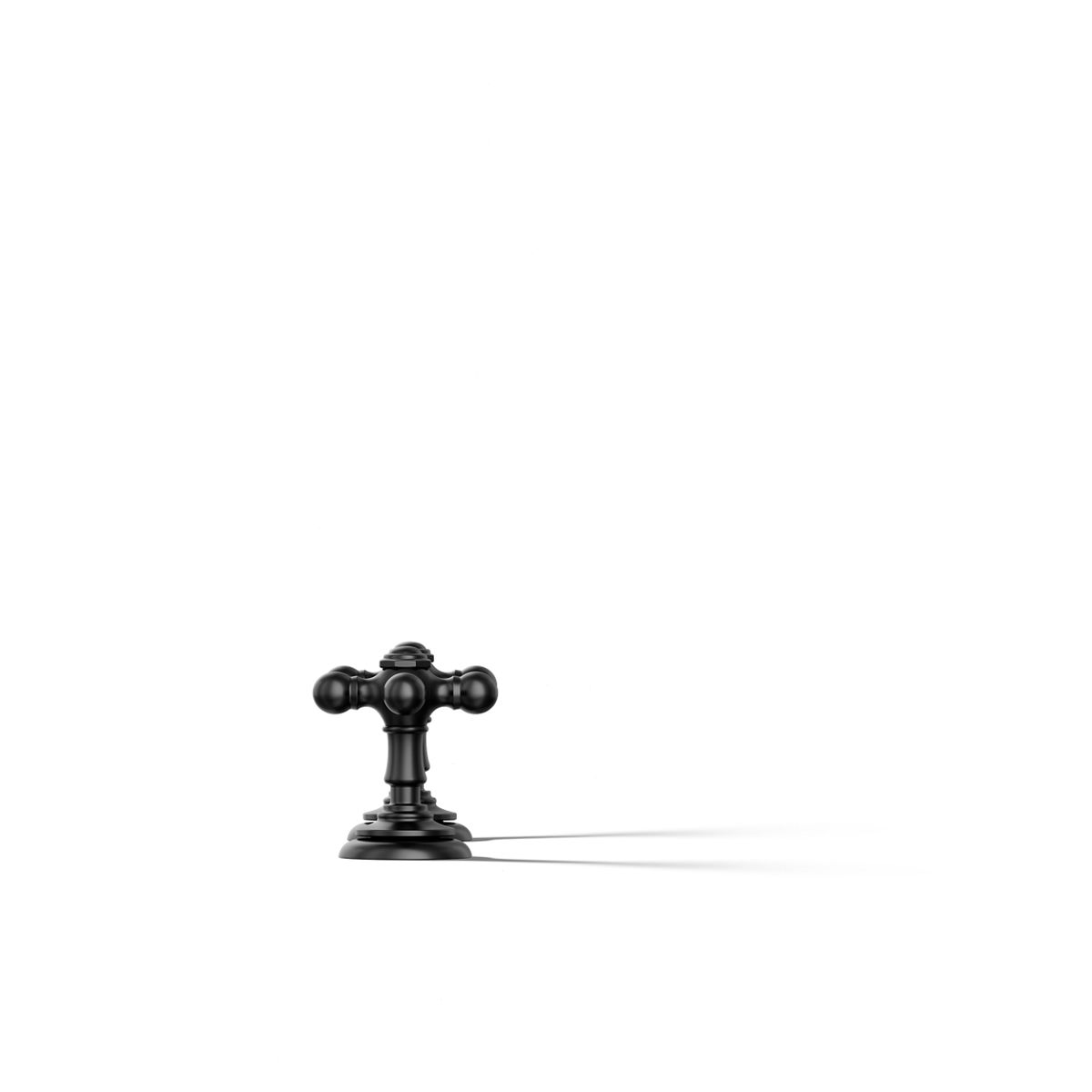 29640-artifacts-deck-mount-bath-faucet-handle-trim-with-cross-design-42.jpg Artifacts® Deck-mount bath faucet handle trim with Cross design