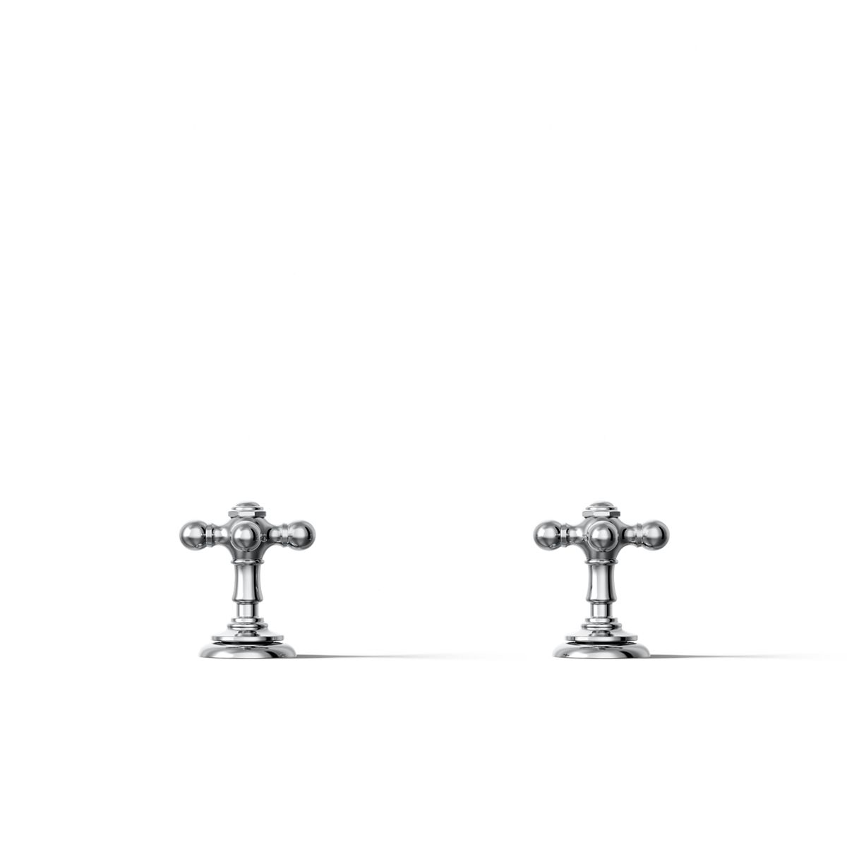 29640-artifacts-deck-mount-bath-faucet-handle-trim-with-cross-design-43.jpg Artifacts® Deck-mount bath faucet handle trim with Cross design