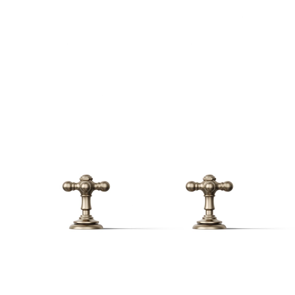 29640-artifacts-deck-mount-bath-faucet-handle-trim-with-cross-design-46.jpg Artifacts® Deck-mount bath faucet handle trim with Cross design