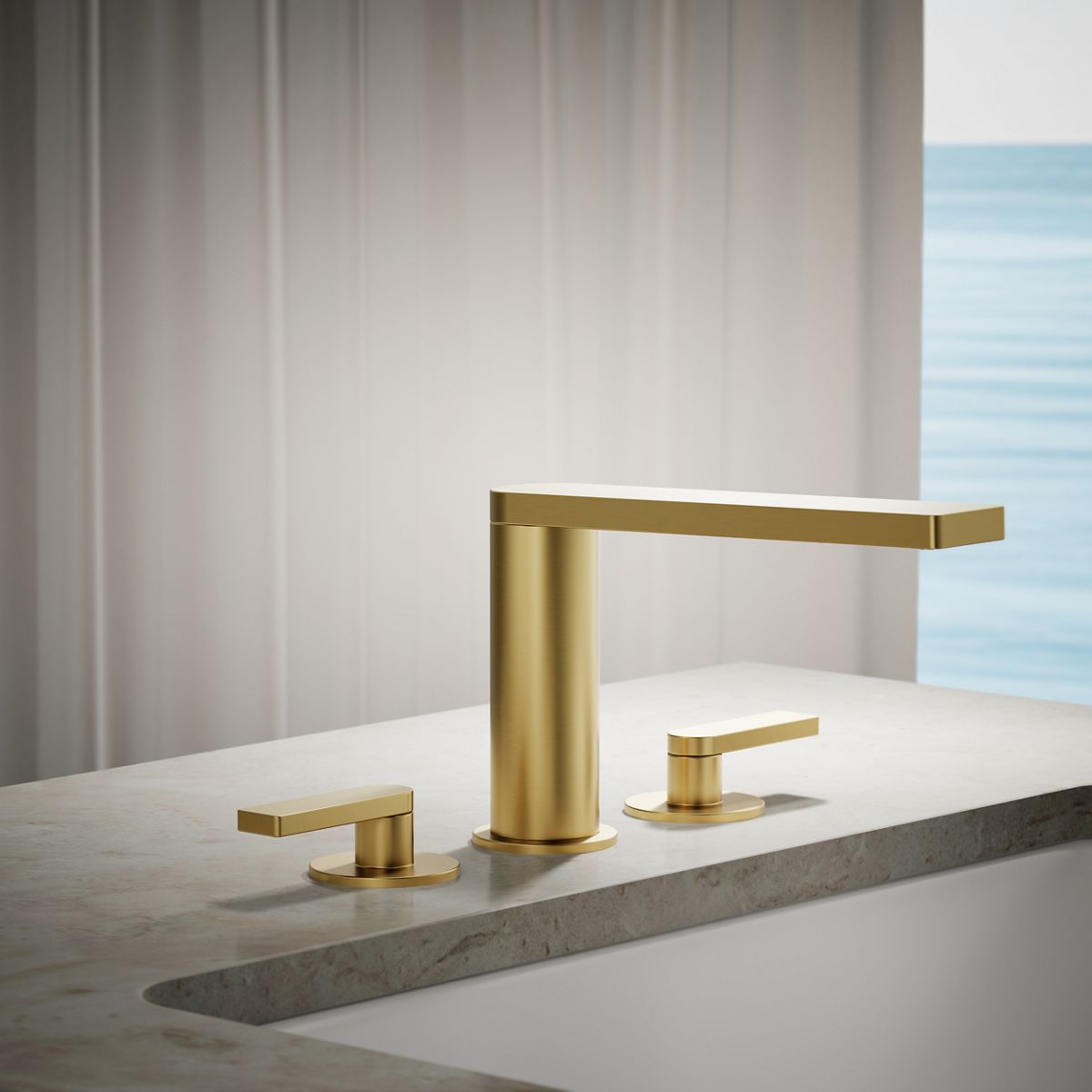 29697-composed-deck-mount-bath-faucet-with-lever-handles-10.jpg Composed® Deck-mount bath faucet with lever handles