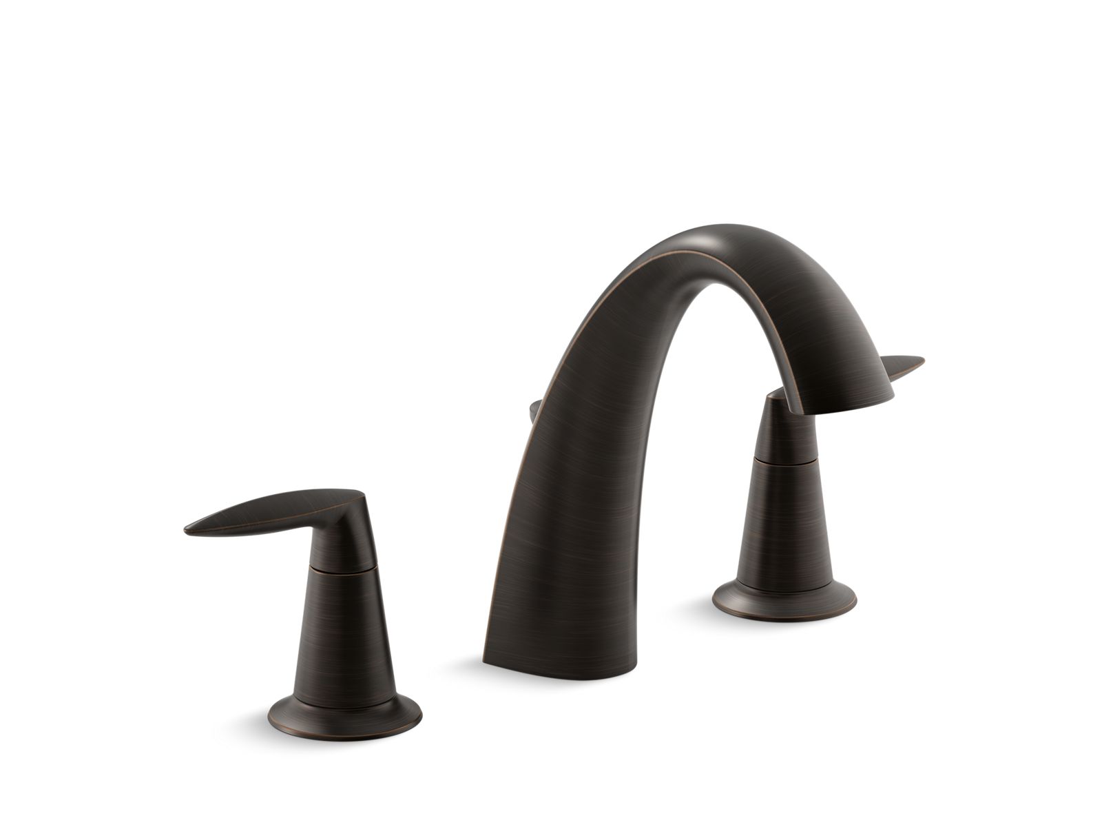 Alteo® Deck-mount bath faucet trim with diverter