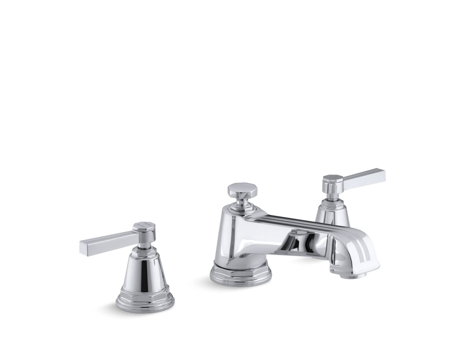 29771-pinstripe-deck-mount-bath-faucet-trim-for-high-flow-valve-with-lever-handles-valve-not-included-1.jpg Pinstripe® Deck-mount bath faucet trim for high-flow valve with lever handles, valve not included