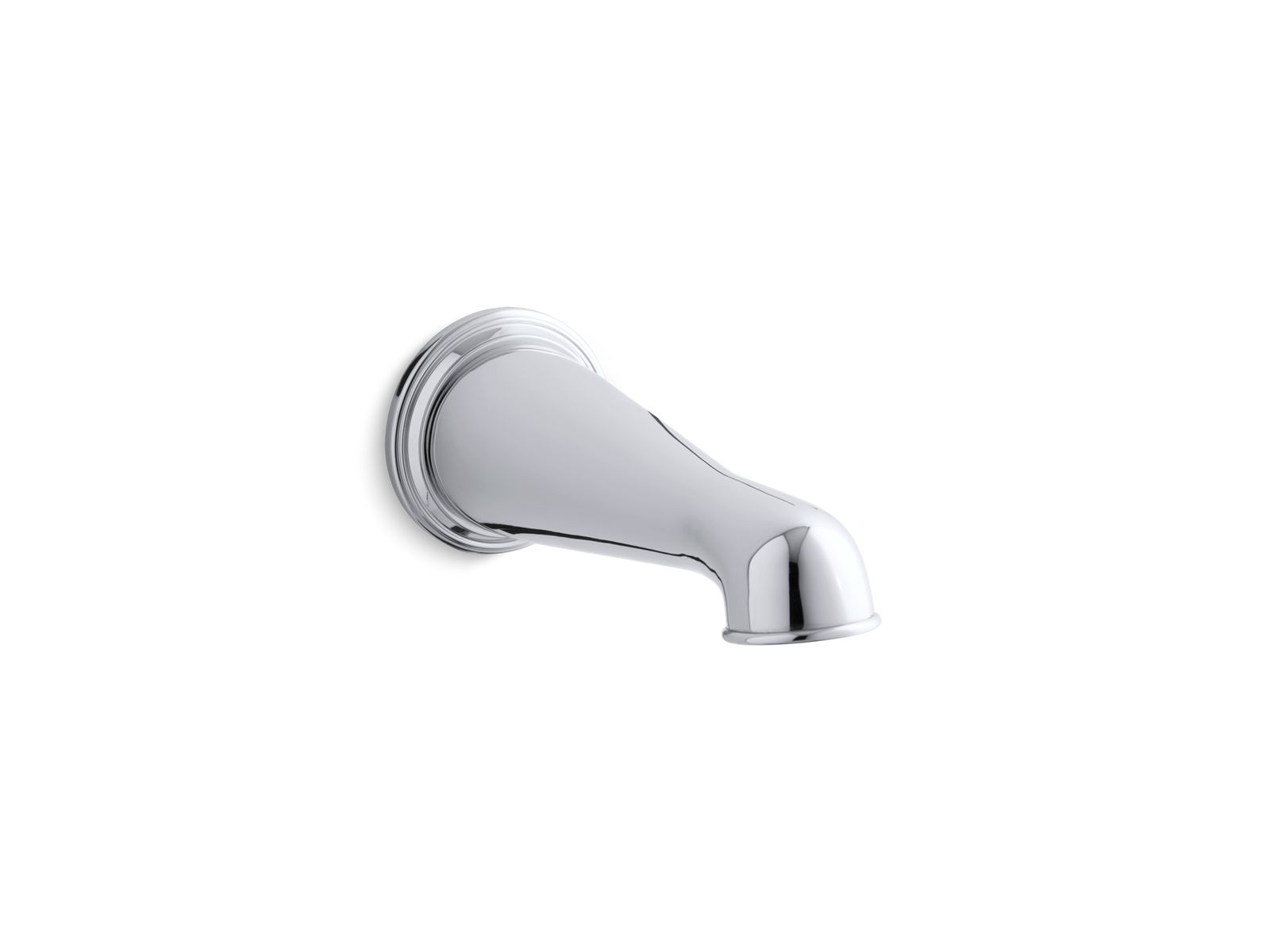 Antique Wall-mount non-diverter bath spout with 1/2" NPT connection