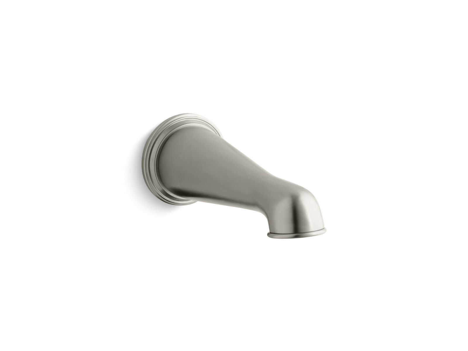 Antique Wall-mount non-diverter bath spout with 1/2" NPT connection