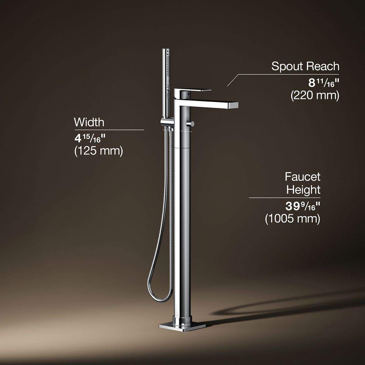 29864-parallel-floor-mount-bath-filler-trim-with-handshower-17.jpg Parallel® Floor-mount bath filler trim with handshower