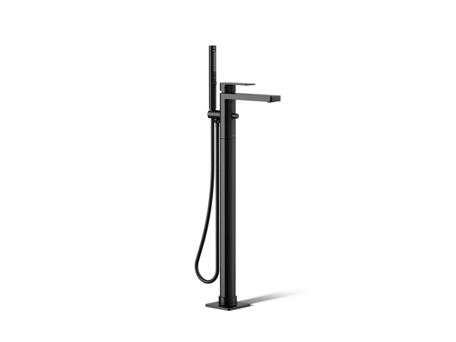 29864-parallel-floor-mount-bath-filler-trim-with-handshower-2.jpg Parallel® Floor-mount bath filler trim with handshower