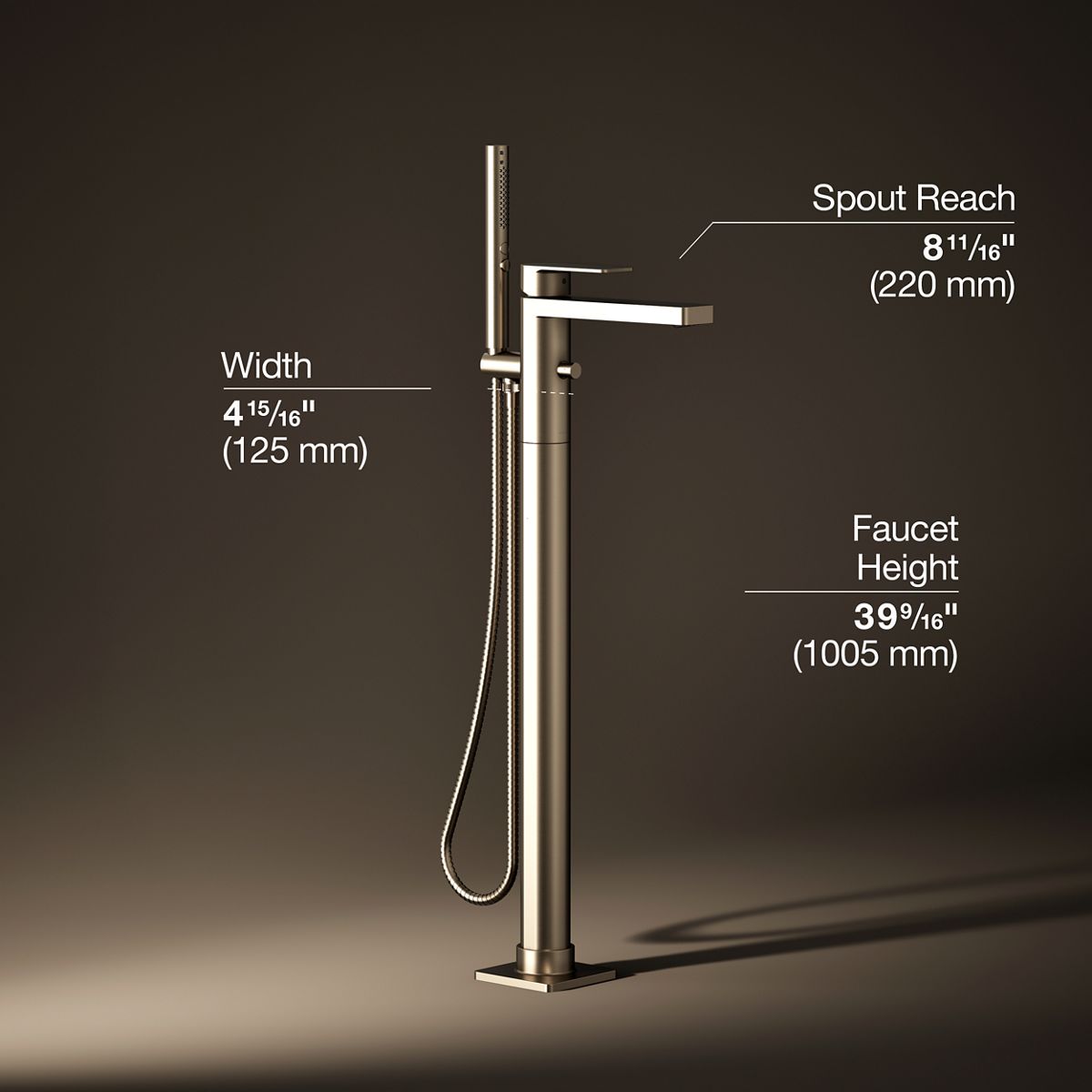 29864-parallel-floor-mount-bath-filler-trim-with-handshower-21.jpg Parallel® Floor-mount bath filler trim with handshower