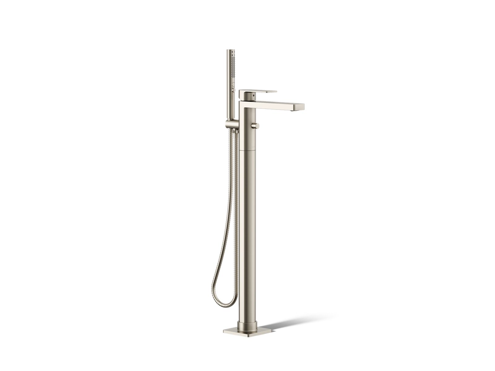 29864-parallel-floor-mount-bath-filler-trim-with-handshower-3.jpg Parallel® Floor-mount bath filler trim with handshower