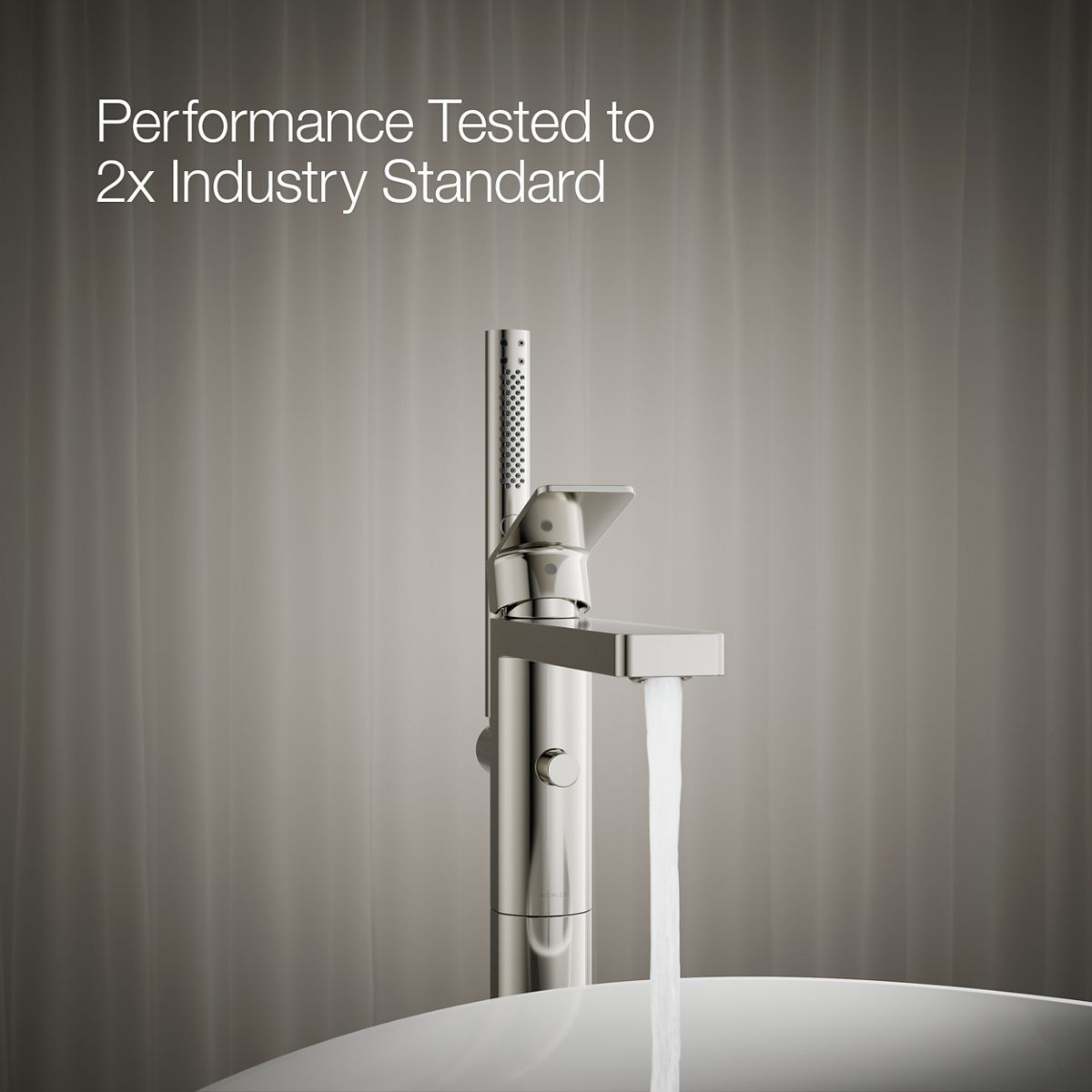 29864-parallel-floor-mount-bath-filler-trim-with-handshower-32.jpg Parallel® Floor-mount bath filler trim with handshower