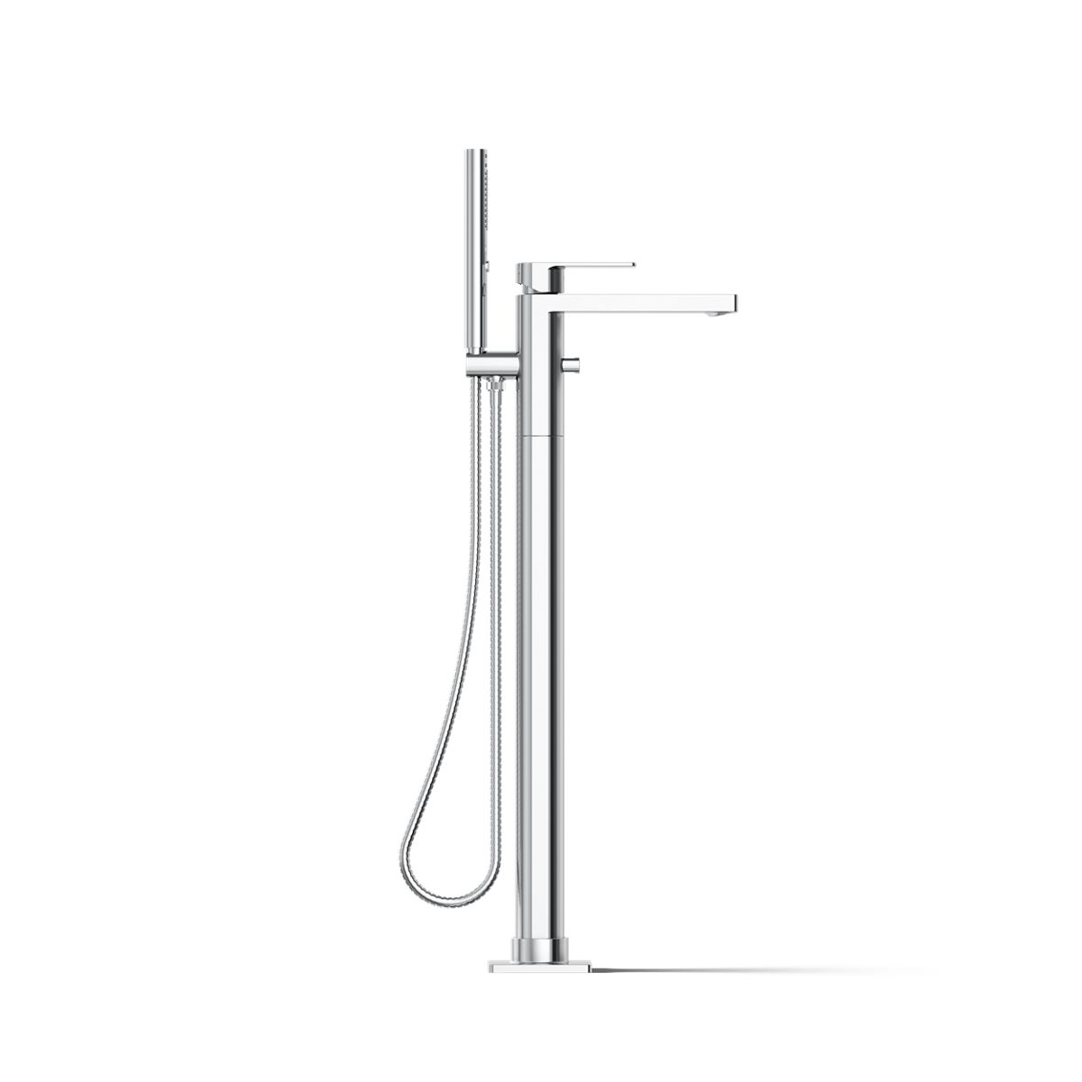 29864-parallel-floor-mount-bath-filler-trim-with-handshower-33.jpg Parallel® Floor-mount bath filler trim with handshower