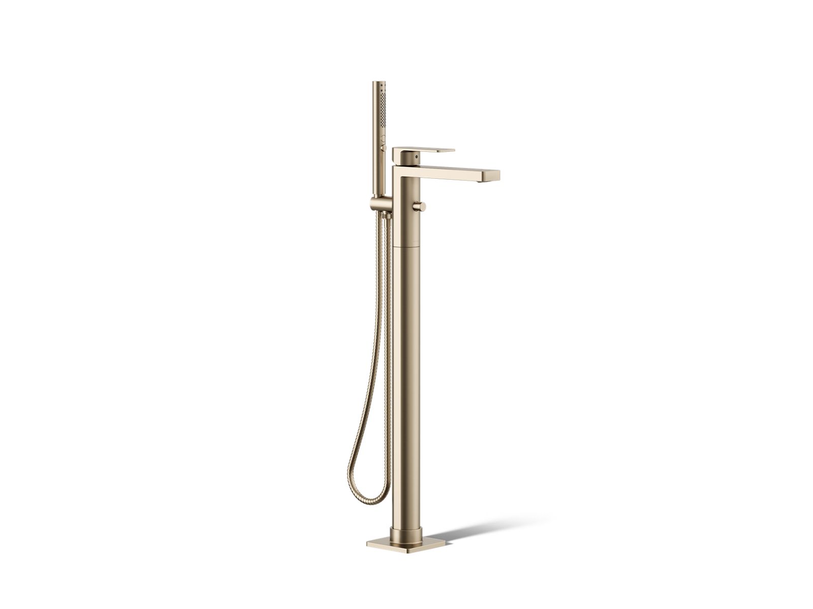 29864-parallel-floor-mount-bath-filler-trim-with-handshower-5.jpg Parallel® Floor-mount bath filler trim with handshower