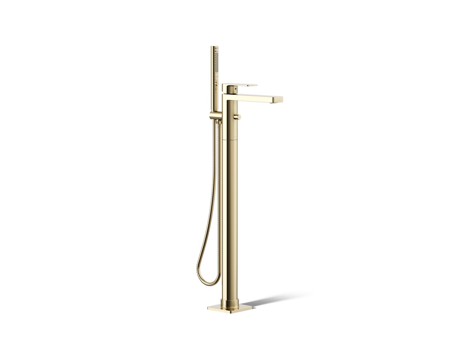 29864-parallel-floor-mount-bath-filler-trim-with-handshower-7.jpg Parallel® Floor-mount bath filler trim with handshower