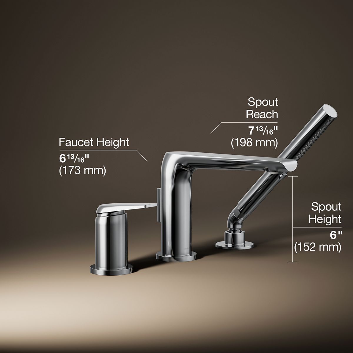 29920-avid-deck-mount-bath-faucet-with-handshower-9.jpg Avid® Deck-mount bath faucet with handshower