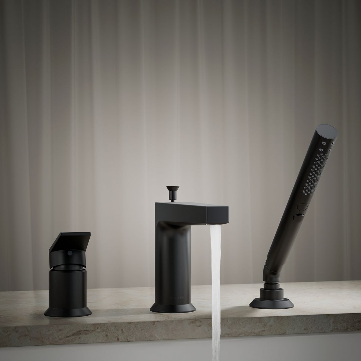 29926-taut-deck-mount-bath-faucet-with-handshower-16.jpg Taut® Deck-mount bath faucet with handshower