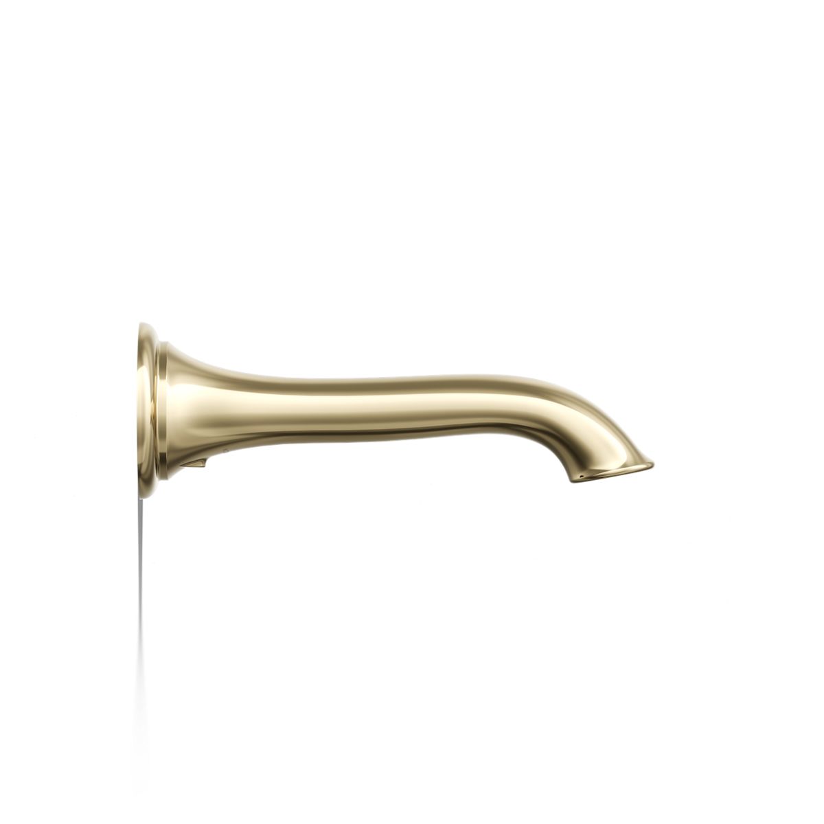 30114-artifacts-wall-mount-bath-spout-with-flare-design-42.jpg Artifacts® Wall-mount bath spout with flare design