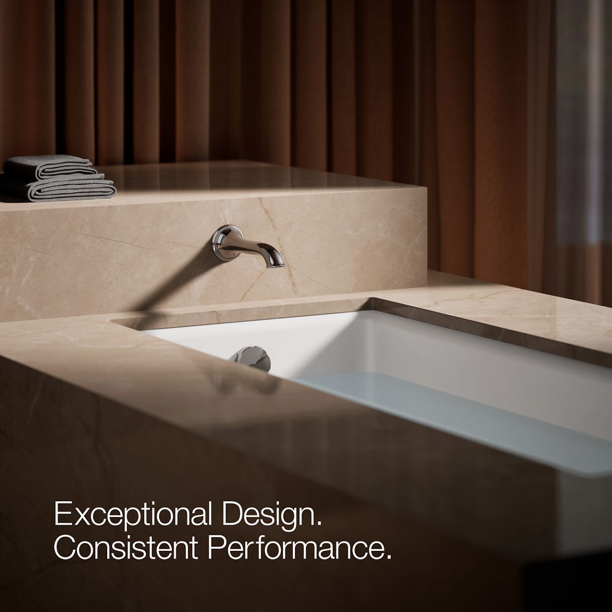 30114-artifacts-wall-mount-bath-spout-with-flare-design-75.jpg Artifacts® Wall-mount bath spout with flare design