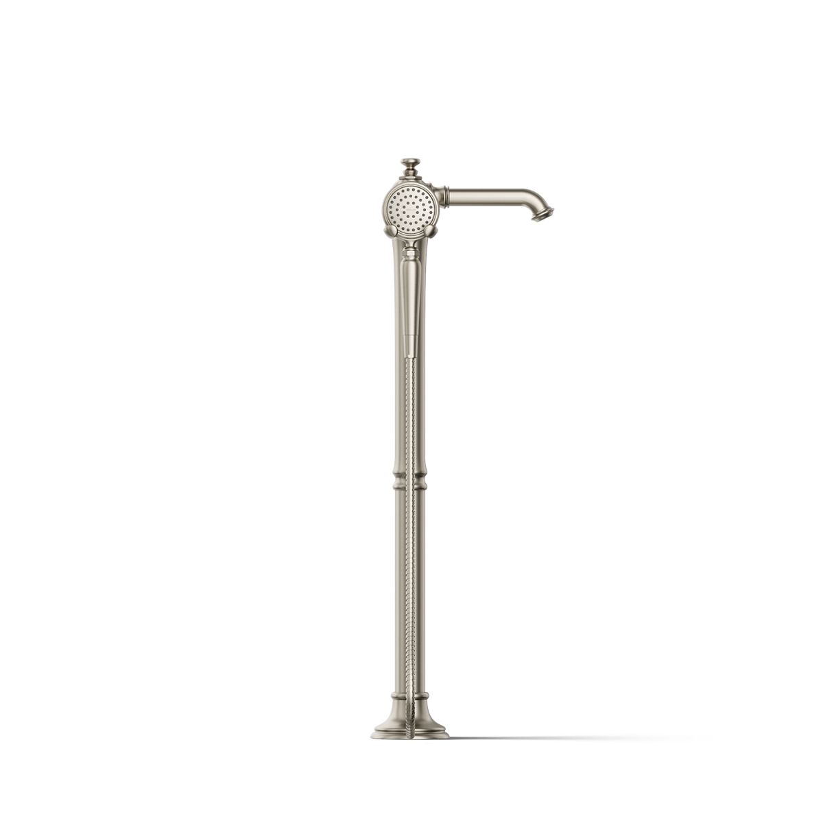 30342-artifacts-floor-mount-bath-filler-trim-with-handshower-37.jpg Artifacts® Floor-mount bath filler trim with handshower
