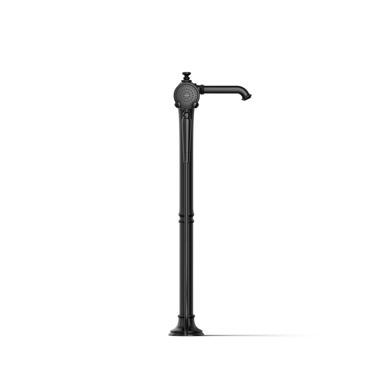 30342-artifacts-floor-mount-bath-filler-trim-with-handshower-40.jpg Artifacts® Floor-mount bath filler trim with handshower