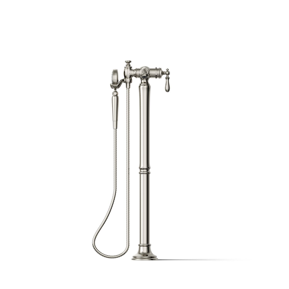 30342-artifacts-floor-mount-bath-filler-trim-with-handshower-47.jpg Artifacts® Floor-mount bath filler trim with handshower