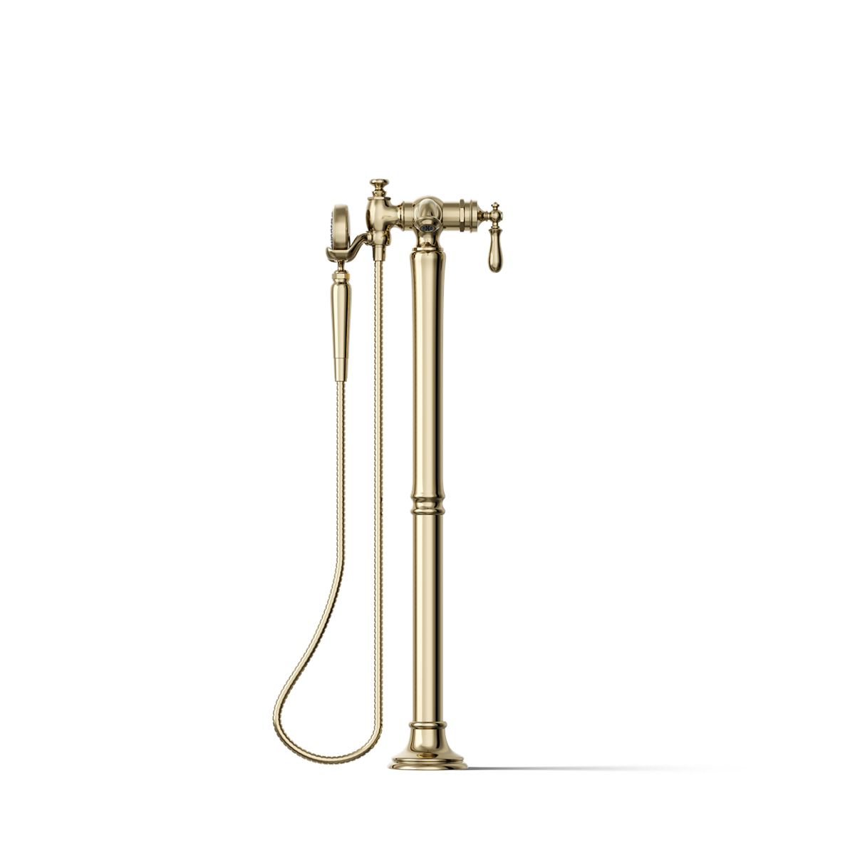 30342-artifacts-floor-mount-bath-filler-trim-with-handshower-49.jpg Artifacts® Floor-mount bath filler trim with handshower