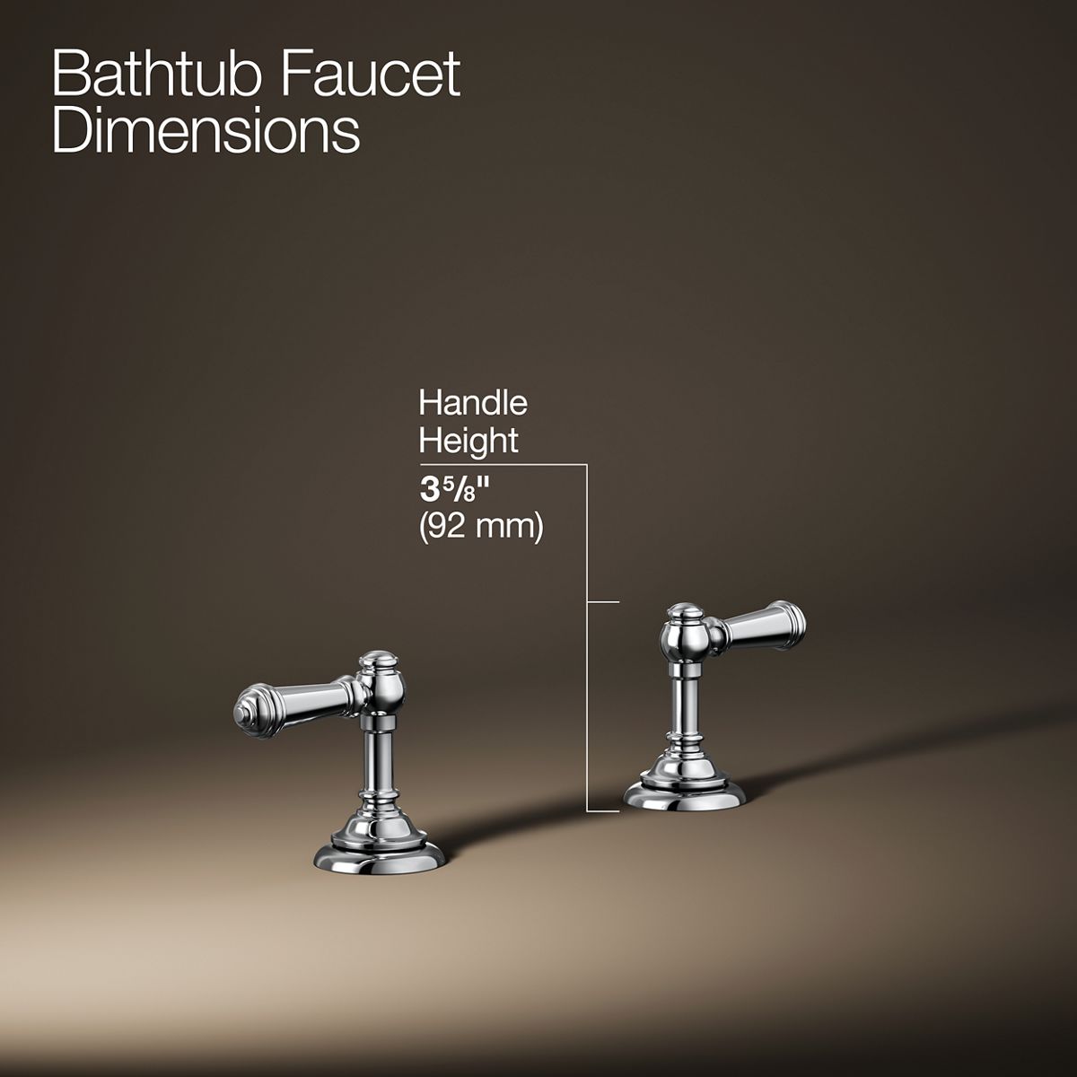 30468-artifacts-deck-mount-bath-faucet-handle-trim-with-lever-design-19.jpg Artifacts® Deck-mount bath faucet handle trim with Lever design