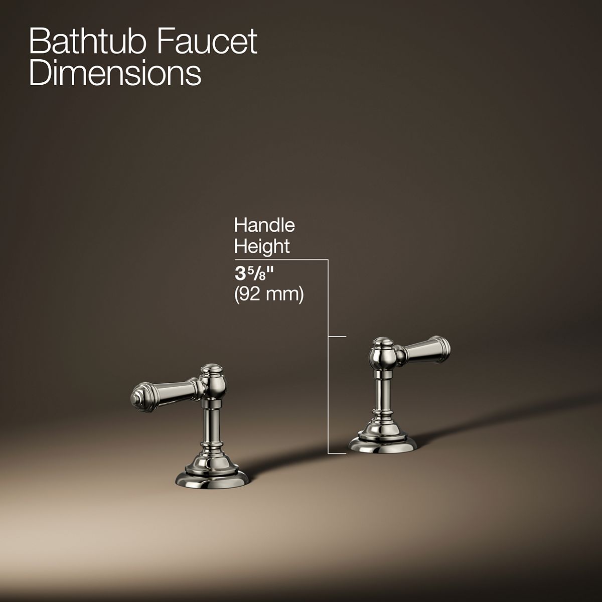 30468-artifacts-deck-mount-bath-faucet-handle-trim-with-lever-design-23.jpg Artifacts® Deck-mount bath faucet handle trim with Lever design