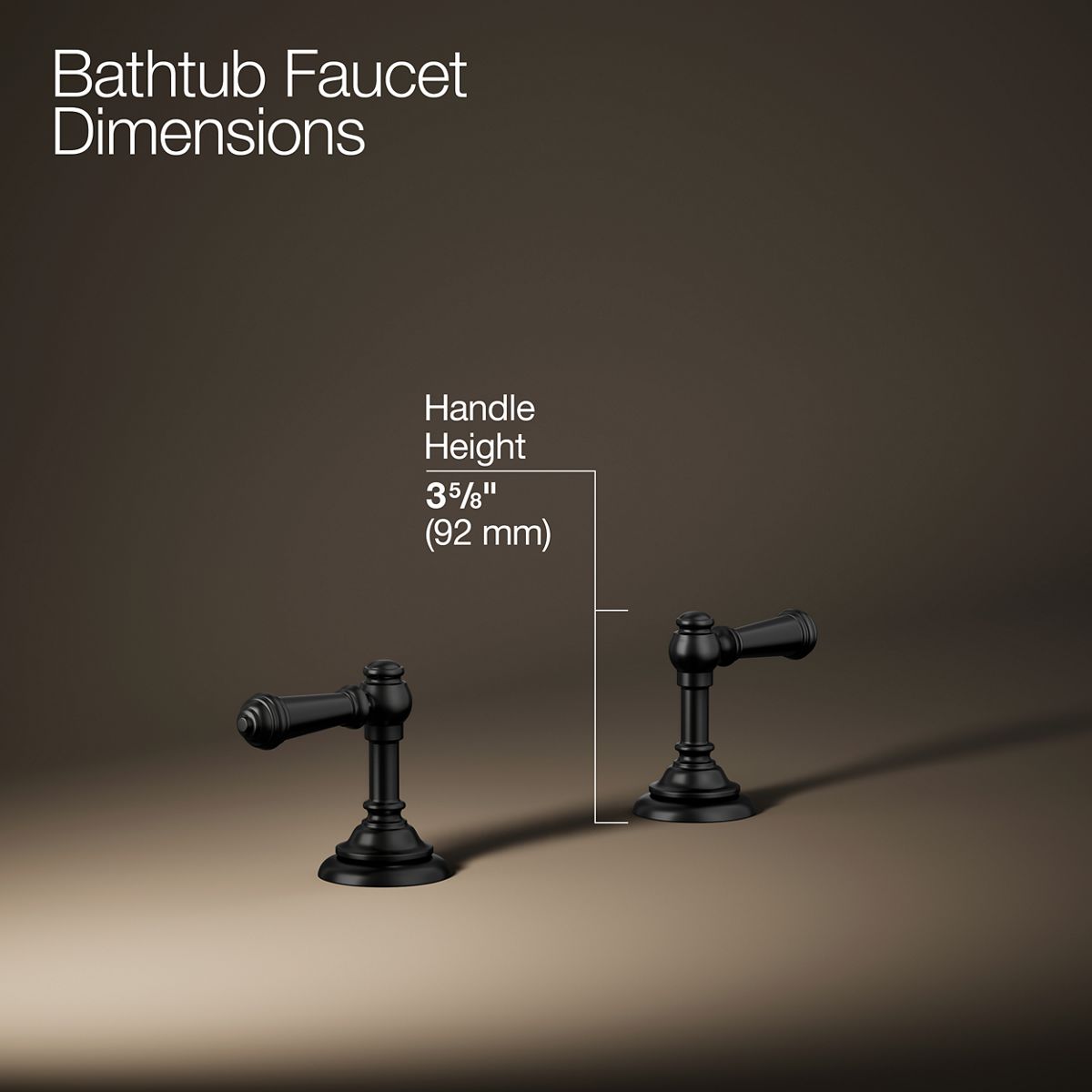 30468-artifacts-deck-mount-bath-faucet-handle-trim-with-lever-design-24.jpg Artifacts® Deck-mount bath faucet handle trim with Lever design