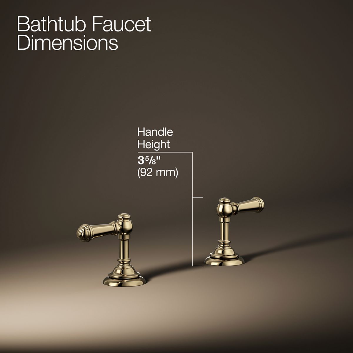 30468-artifacts-deck-mount-bath-faucet-handle-trim-with-lever-design-26.jpg Artifacts® Deck-mount bath faucet handle trim with Lever design