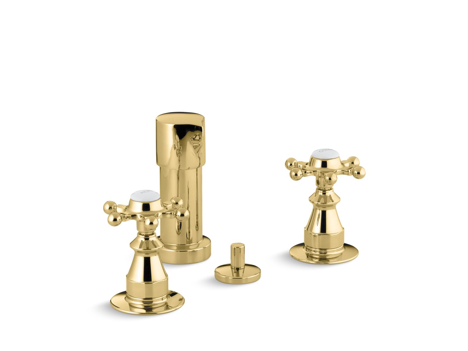 30502-antique-vertical-spray-bidet-faucet-with-six-prong-handles-4.jpg Antique Vertical spray bidet faucet with six-prong handles