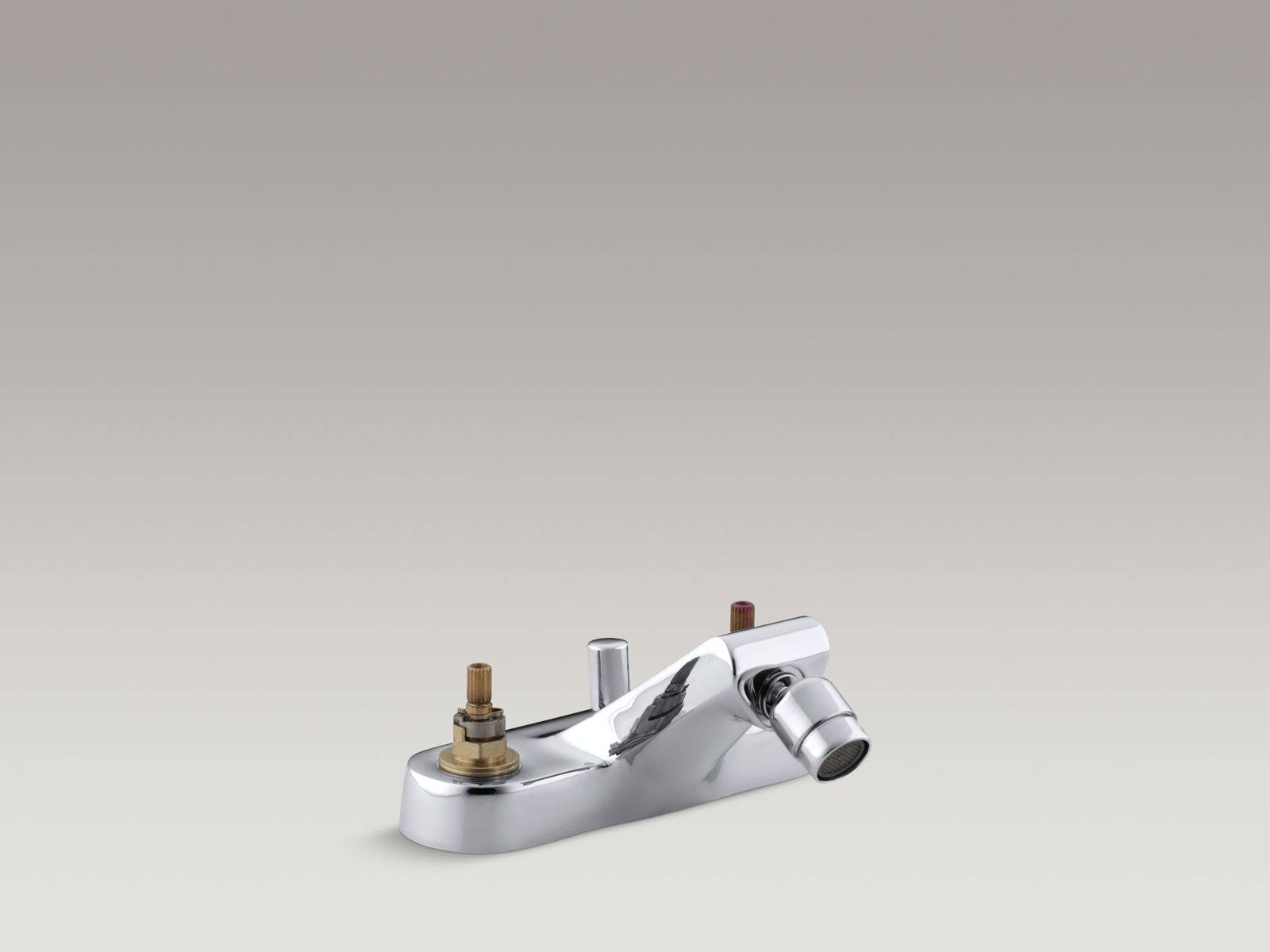 Taboret(R) centerset swivel spray spout bidet faucet, requires handles