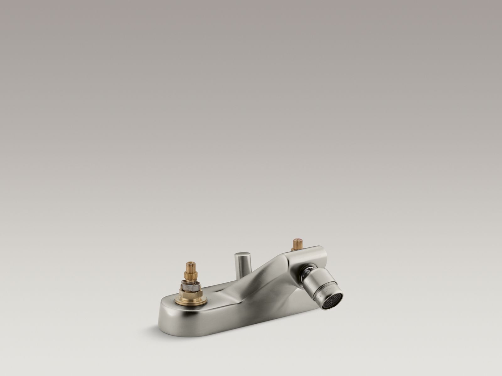 Taboret(R) centerset swivel spray spout bidet faucet, requires handles
