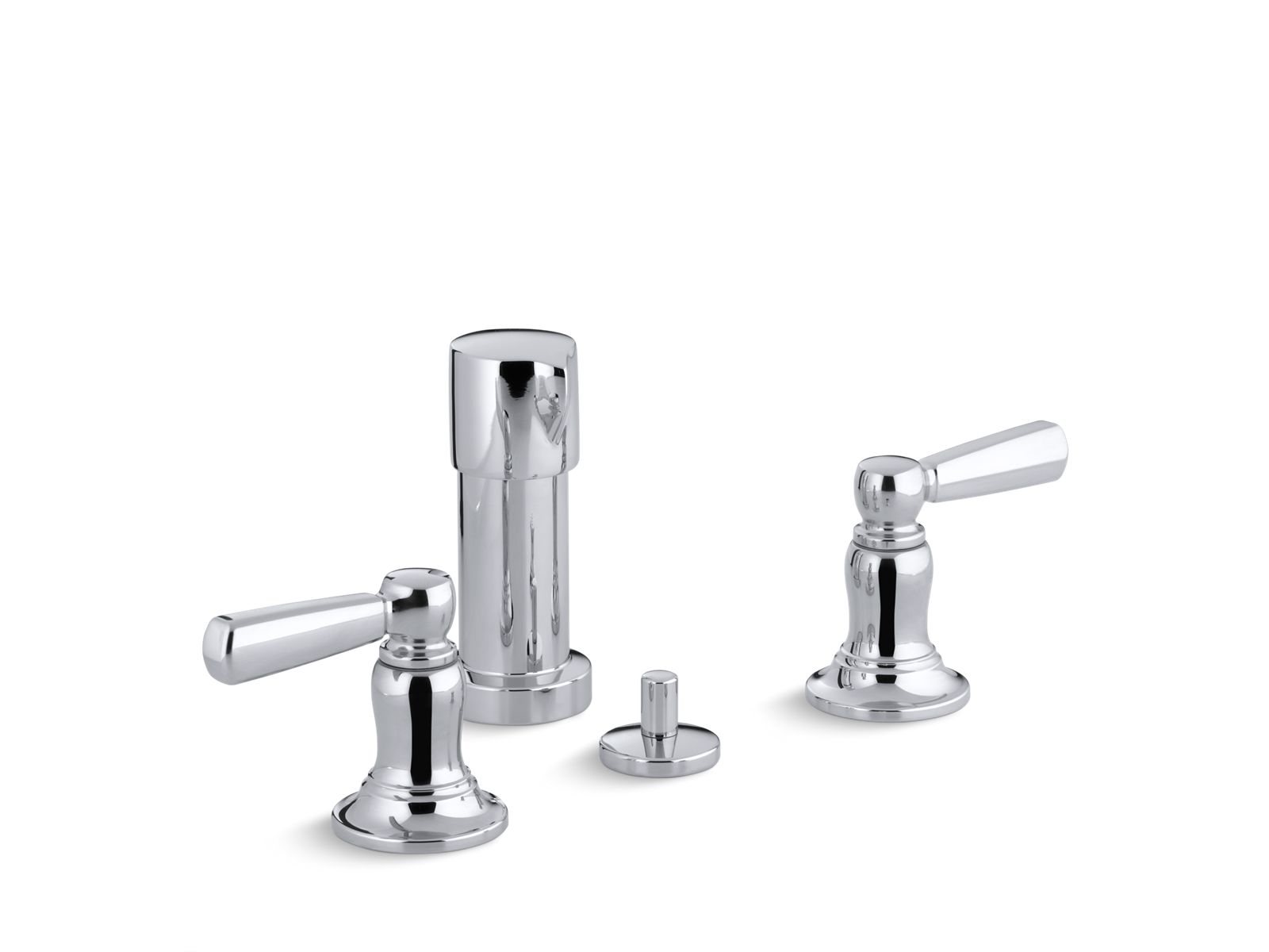 Bancroft® Vertical spray bidet faucet with lever handles
