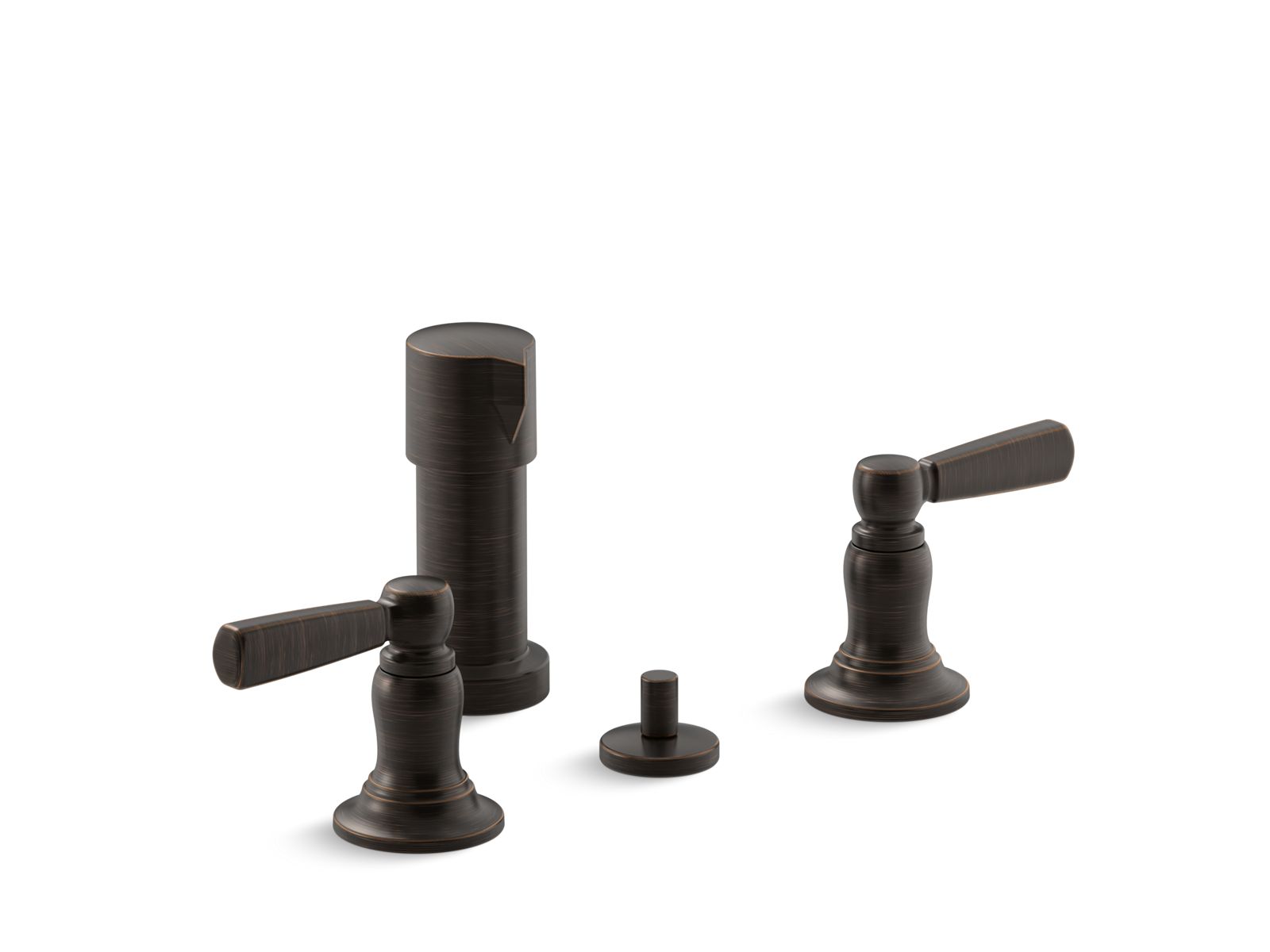 Bancroft® Vertical spray bidet faucet with lever handles