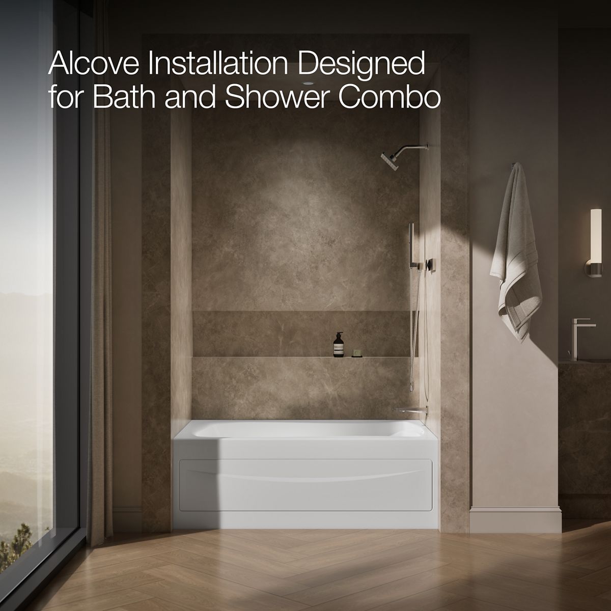 3064-mariposa-60-x-36-alcove-heated-bubblemassage-air-bath-right-drain-5.jpg Mariposa® 60" x 36" alcove Heated BubbleMassage™ air bath, right drain