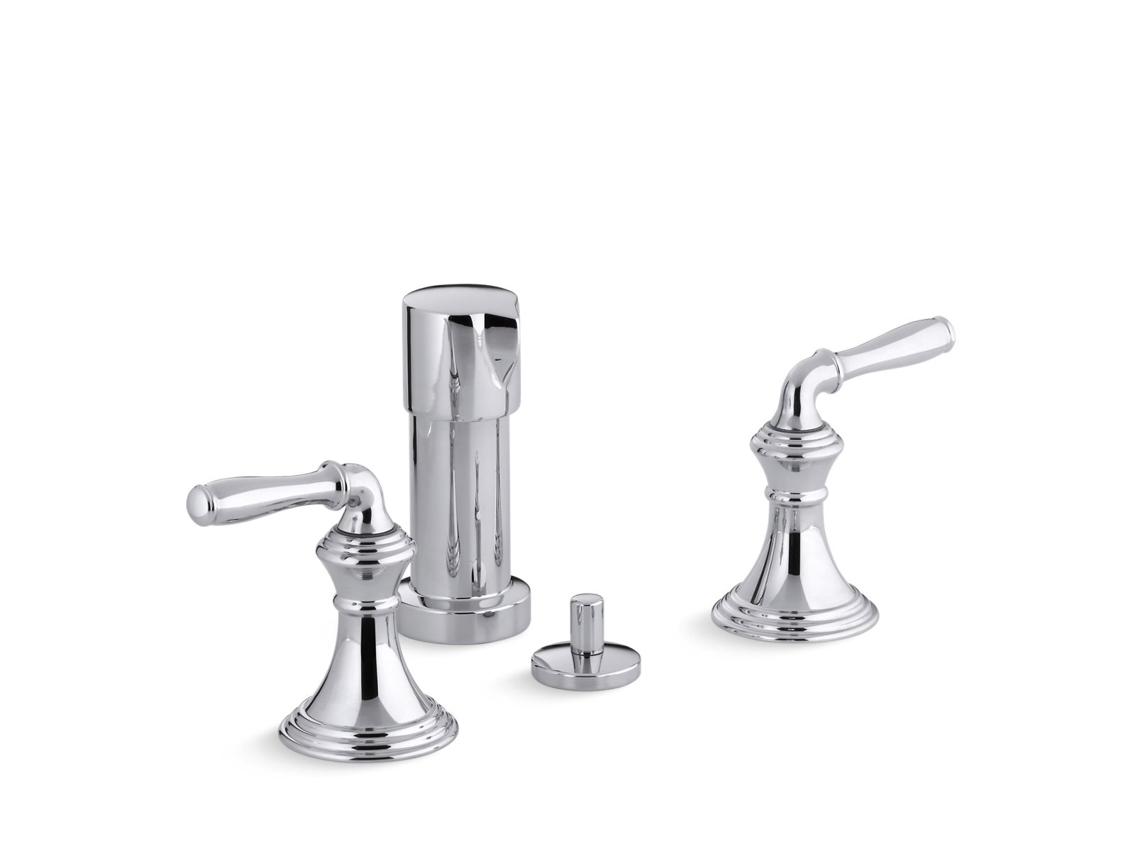 Devonshire® Vertical spray bidet faucet with lever handles